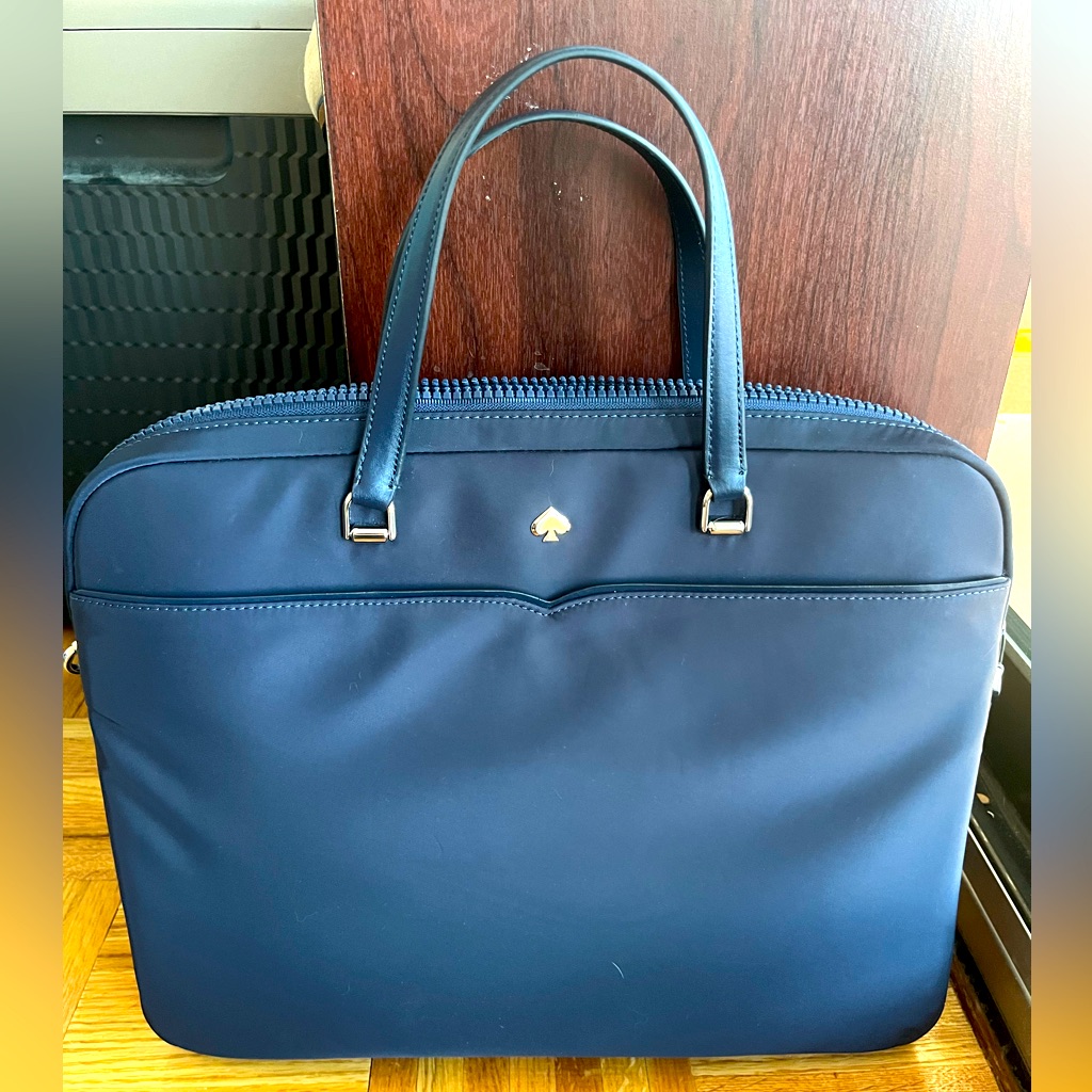 Kate Spade New York Jae Laptop Bag - Dark Navy Blue - New Without Tags